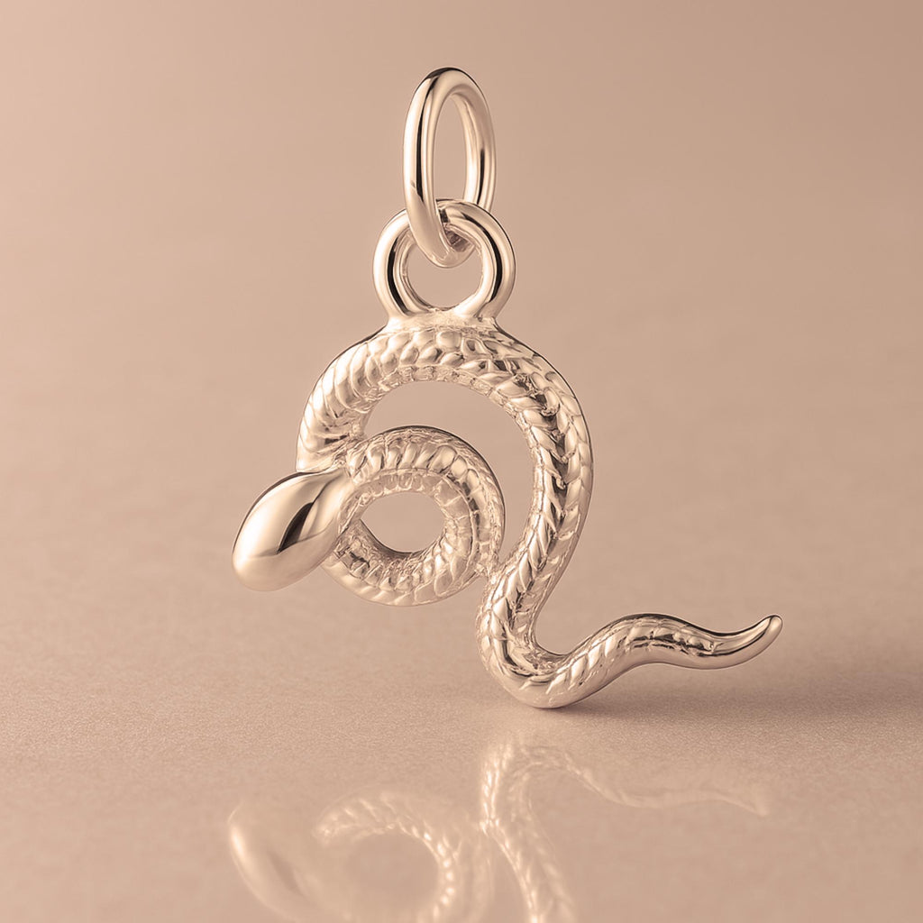 9ct Rose Gold - Jungle Snake Charm