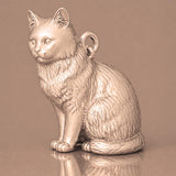 18ct Rose Gold - Birman Cat Charm