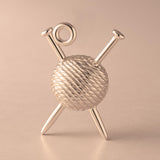 9ct Rose Gold - Sewing Ball and Yarn Charm