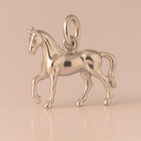 18ct Rose Gold - Classic Show Horse Charm