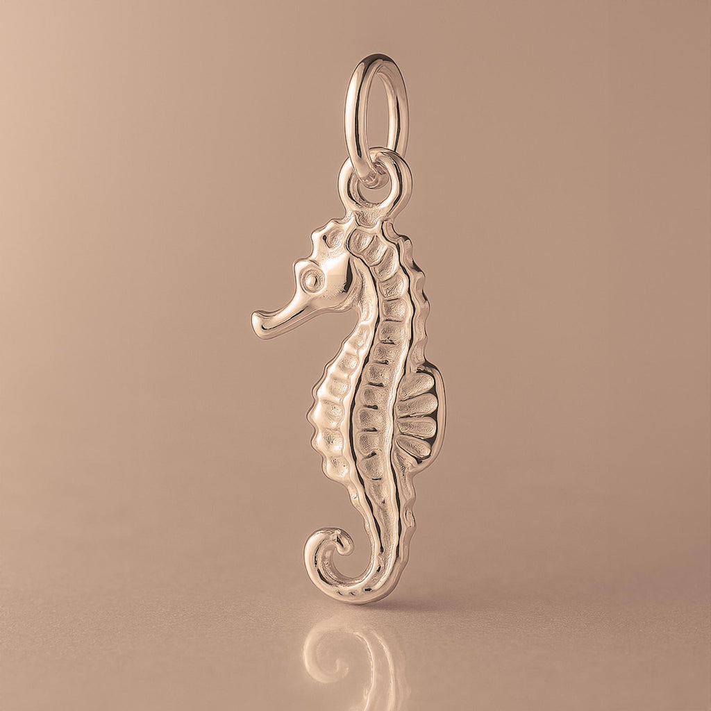 18ct Rose Gold - Classic Seahorse Charm