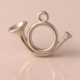 18ct Rose Gold - Classic Post Horn Charm