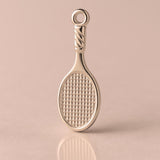 9ct Rose Gold - Mini Squash Racket Charm