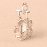 9ct Rose Gold - Bassinet Stroller Charm