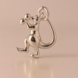 9ct Rose Gold - Boxing Kangaroo Charm