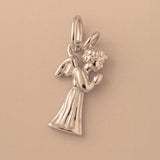 18ct Rose Gold - Praying Christmas Angel Charm