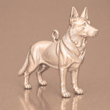 9ct Rose Gold - German Shepherd Dog Charm
