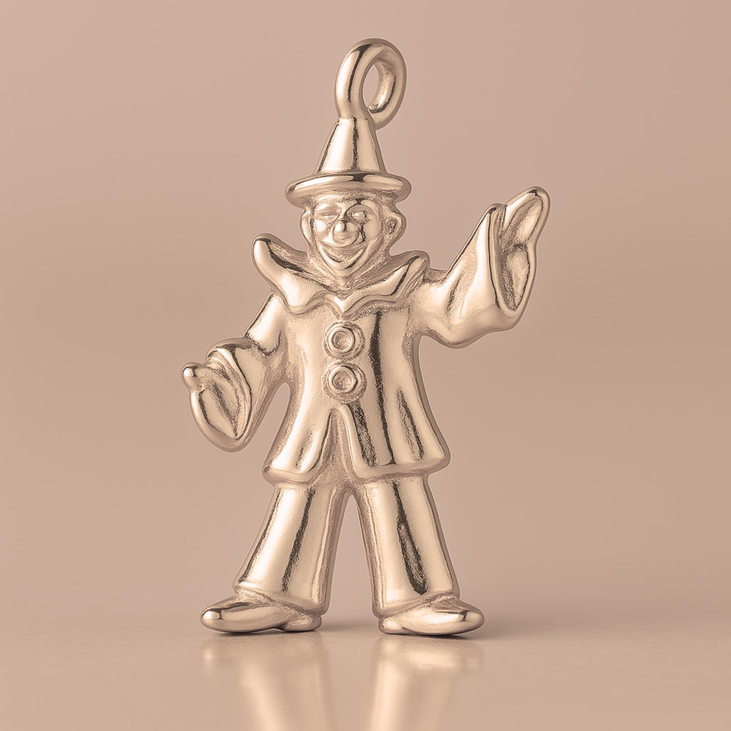 18ct Rose Gold - Juggling Clown Charm