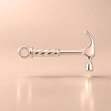 18ct Rose Gold - Builders Hammer Charm