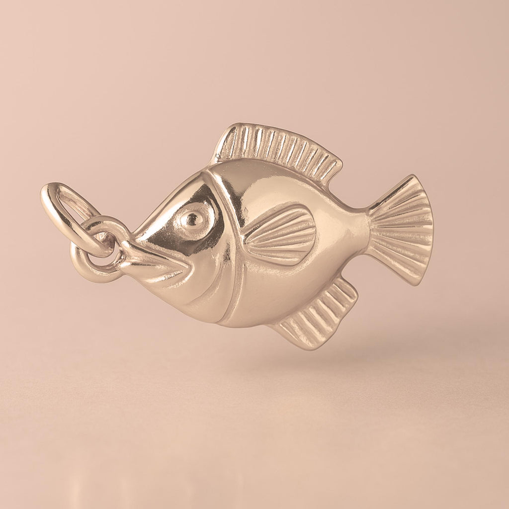 18ct Rose Gold - Tropical Tang Fish Charm