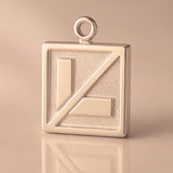 18ct Rose Gold - Lost L Plate Charm