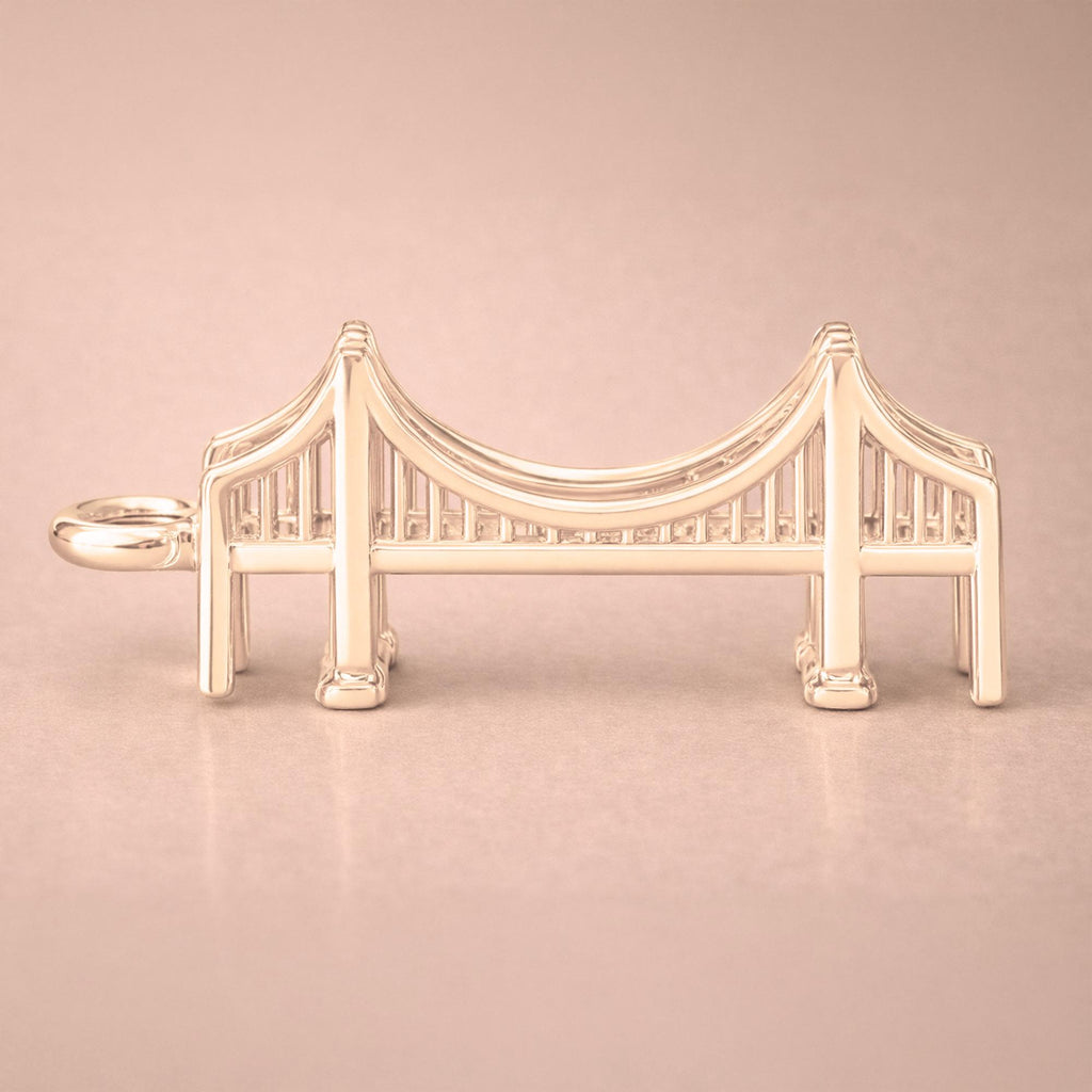 9ct Rose Gold - Goldengate Bridge Charm