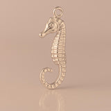 18ct Rose Gold - Dwarf Seahorse Charm