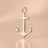 9ct Rose Gold - Classic Nautical Anchor Charm