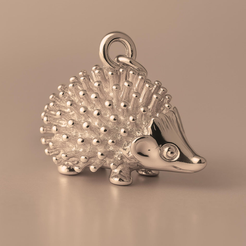 18ct Rose Gold - Woodland Hedgehog Charm
