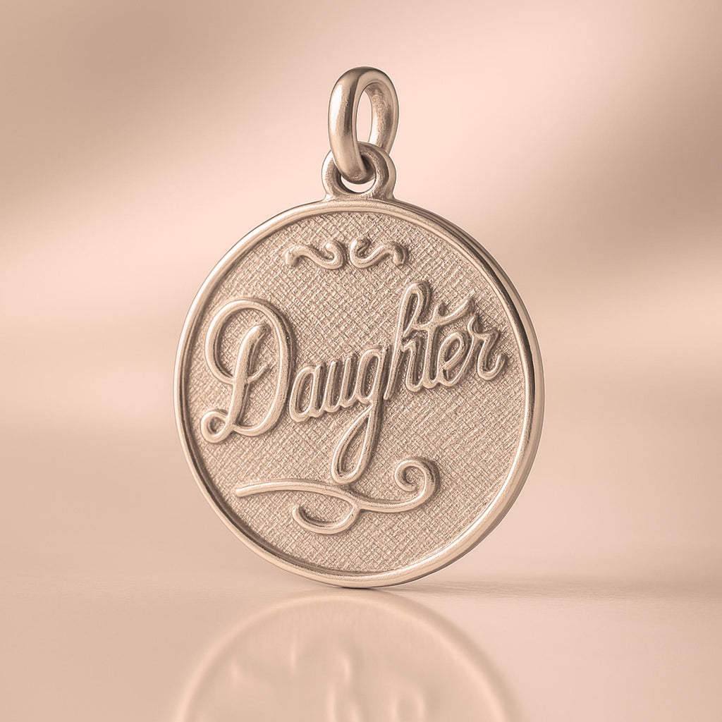 9ct Rose Gold - Daughter Amulet Charm