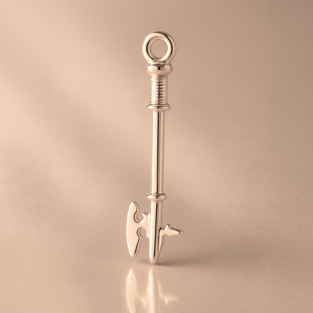 9ct Rose Gold - Halberd Axe Charm