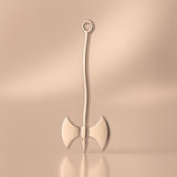 18ct Rose Gold - Viking Battle Axe Charm