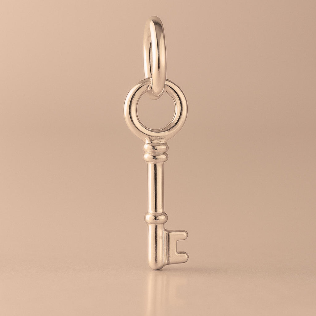 9ct Rose Gold - Classic Vintage Key Charm