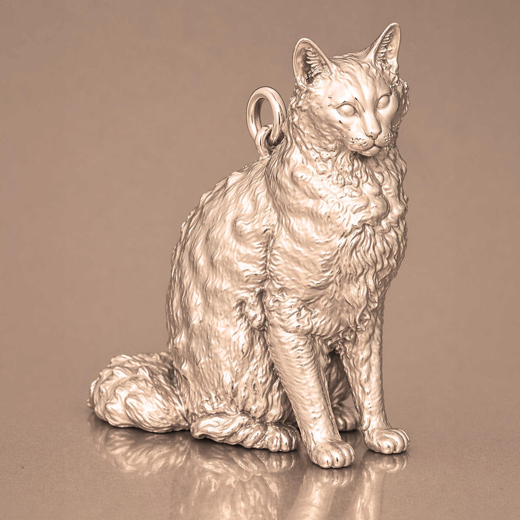 18ct Rose Gold - LaPerm Cat Charm