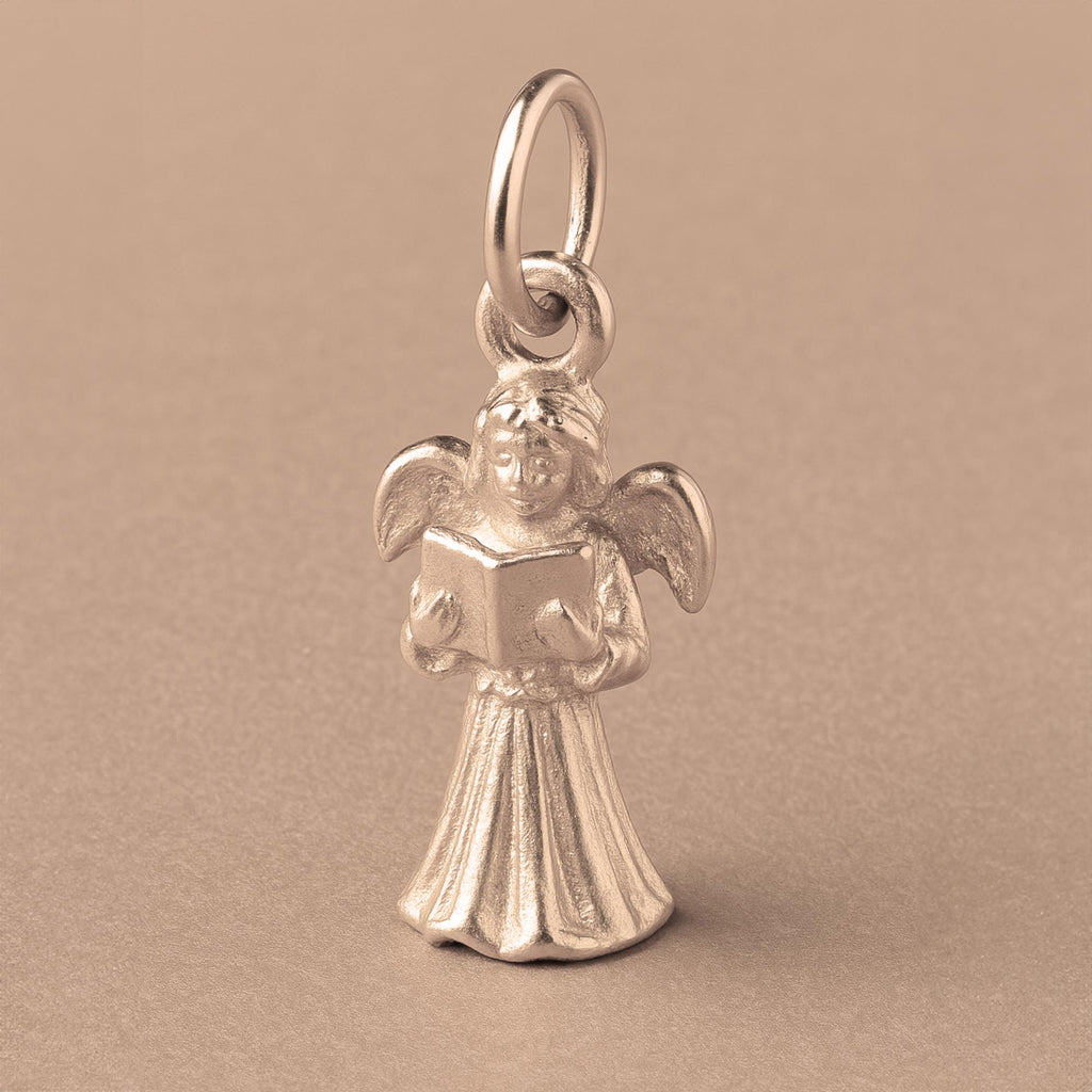 9ct Rose Gold - Christmas Carol Angel Charm