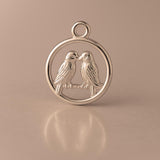 18ct Rose Gold - Lovebirds Amulet Charm