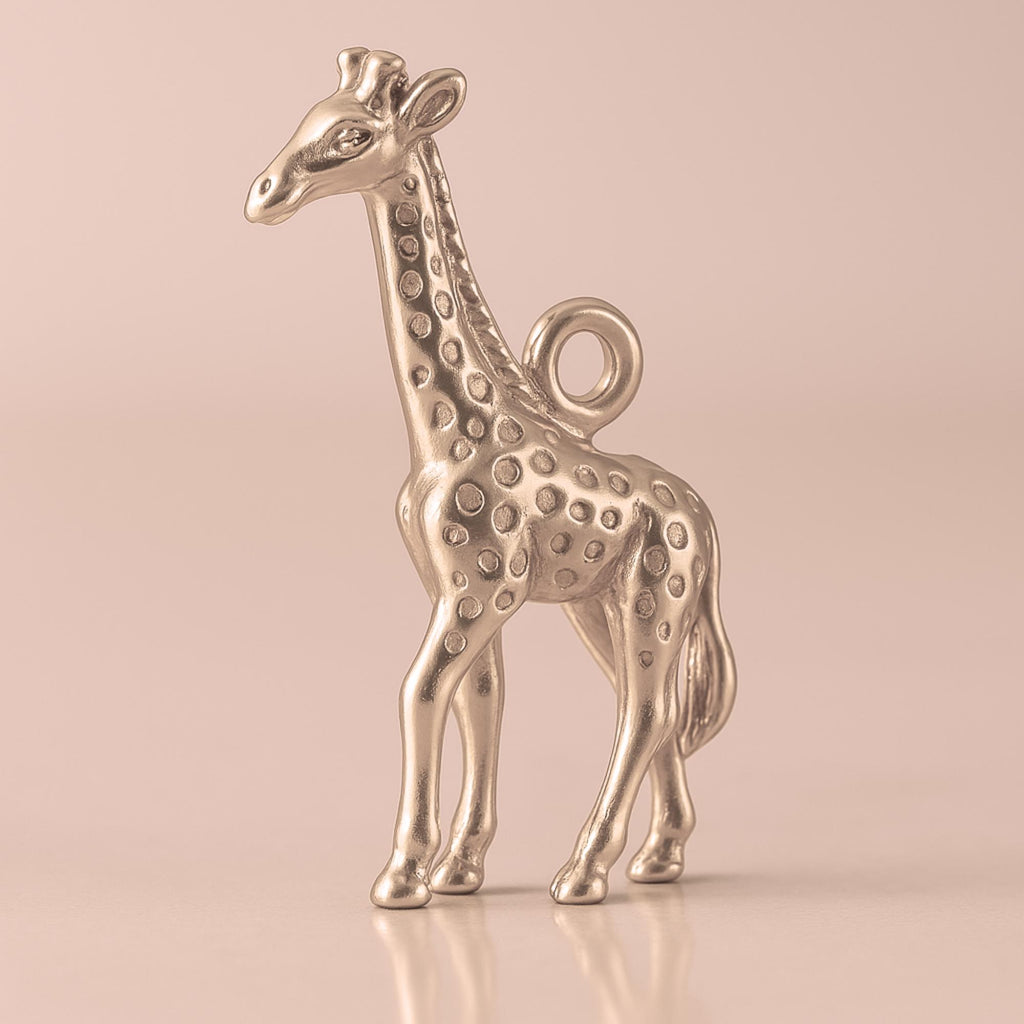 9ct Rose Gold - Western Giraffe Charm