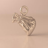 18ct Rose Gold - Coin Pouch Charm
