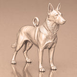 18ct Rose Gold - Belgian Malinois Dog Charm