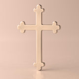 9ct Rose Gold - Trefoil Crucifix Charm