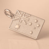 9ct Rose Gold - Australian Flag Charm