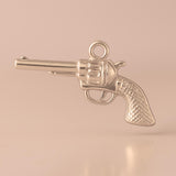 9ct Rose Gold - Western Revolver Charm