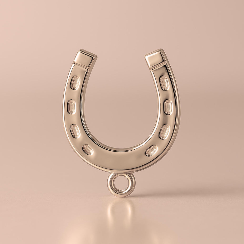 9ct Rose Gold - Lucky Horseshoe Charm