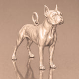 9ct Rose Gold - Boston Terrier Dog Charm