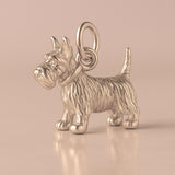 18ct Rose Gold - Scottish Terrier Dog Charm
