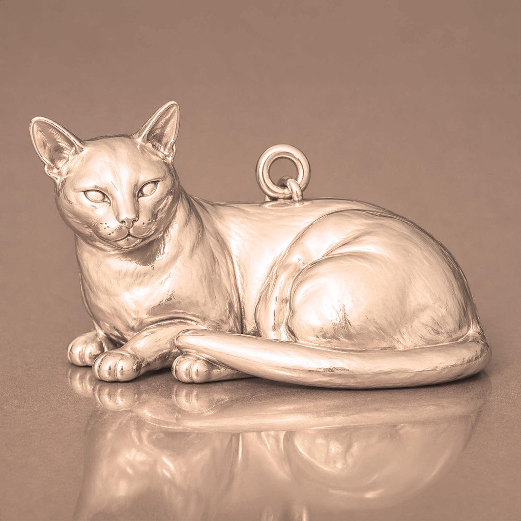 9ct Rose Gold - Burmese Cat Charm