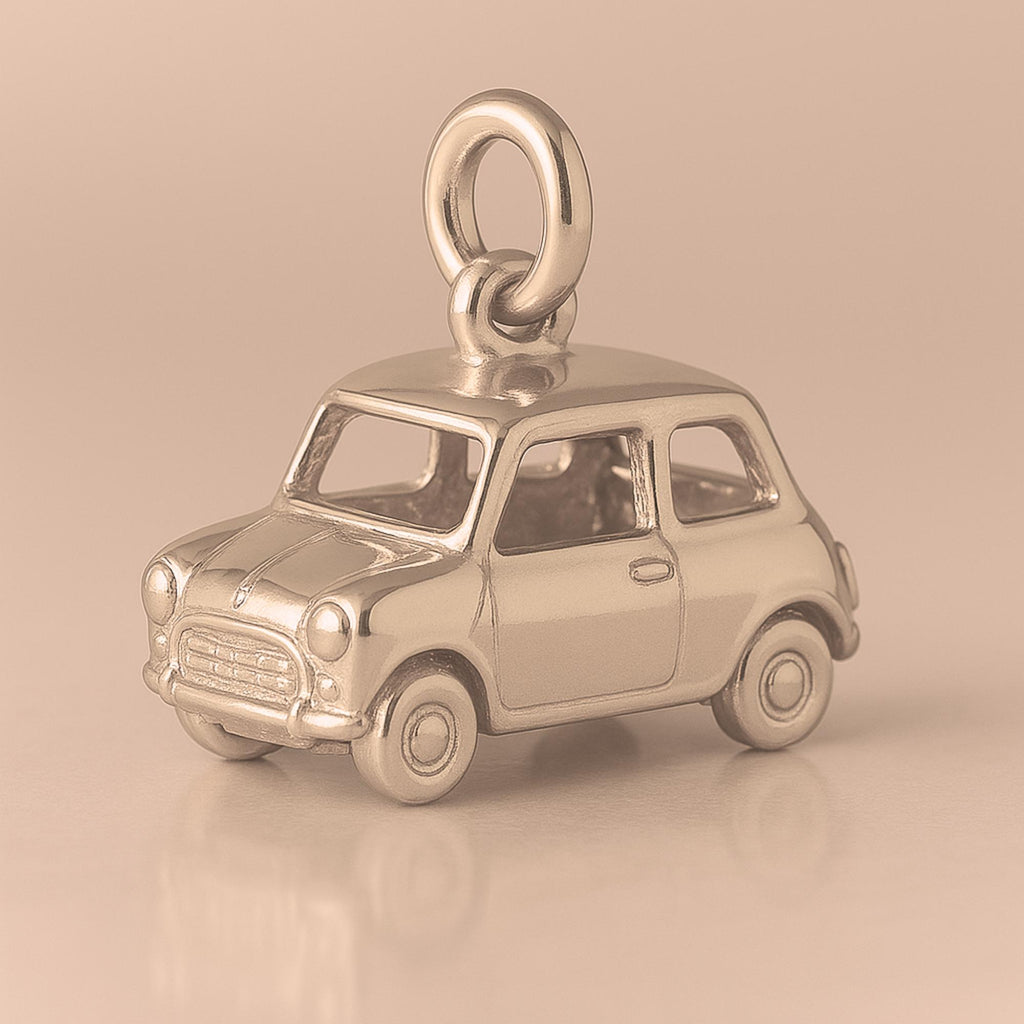 9ct Rose Gold - Retro Mini Car Charm