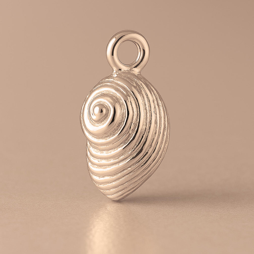 9ct Rose Gold - Nautilus Shell Charm