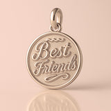 18ct Rose Gold - Ornate Best Friends Amulet Charm