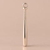 18ct Rose Gold - Baseball Bat Charm