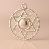 18ct Rose Gold - Star of David Amulet Charm
