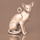 9ct Rose Gold - Colourpoint Shorthair Cat Charm