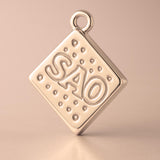 18ct Rose Gold - SAO Biscuit Charm