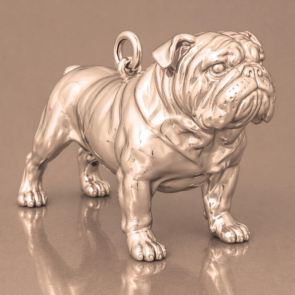 9ct Rose Gold - Bulldog Charm