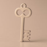 18ct Rose Gold - Castle Tower Key Charm
