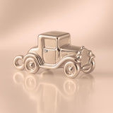 9ct Rose Gold - Classic 1920s Coupe Car Charm