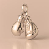 9ct Rose Gold - Vintage Boxing Gloves Charm