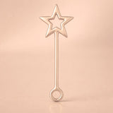 18ct Rose Gold - Star Wand Charm