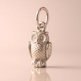 9ct Rose Gold - Woodland Owl Charm