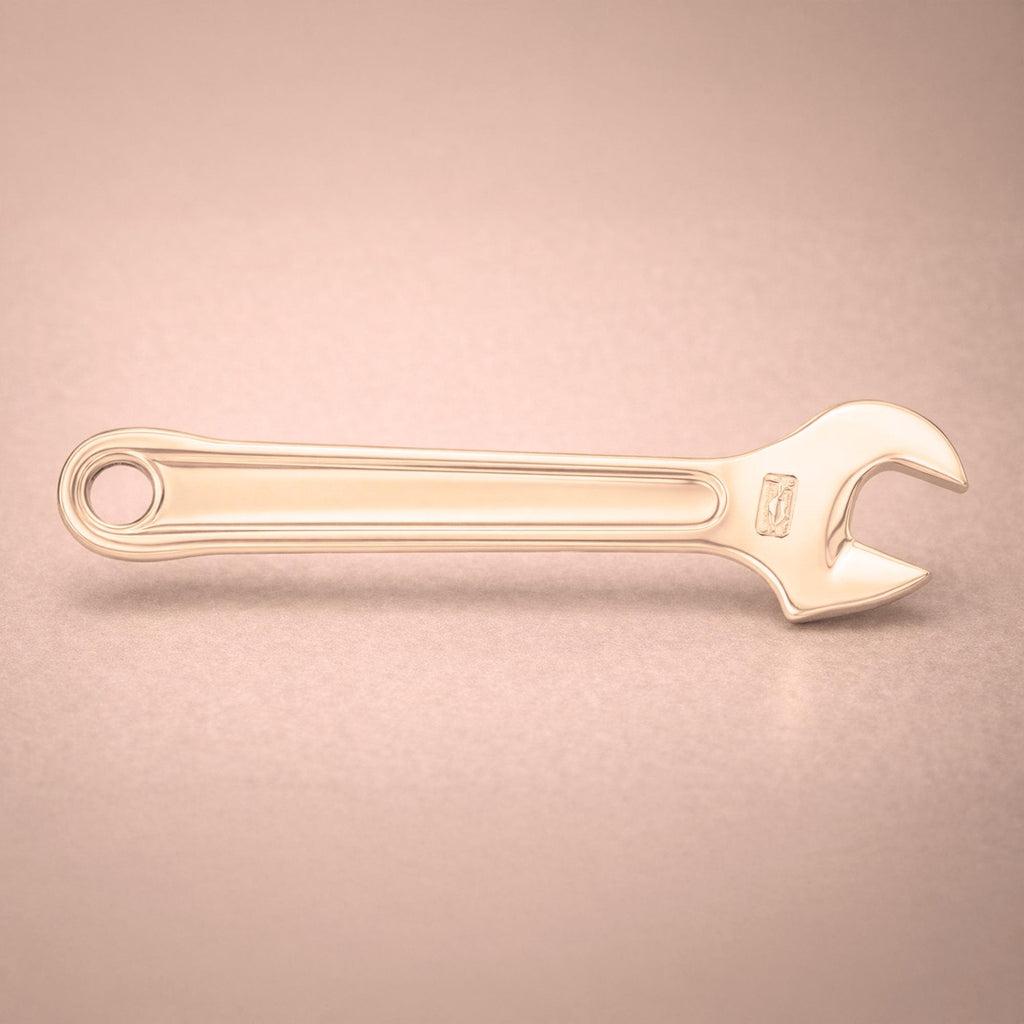 18ct Rose Gold - Shifting Spanner Charm